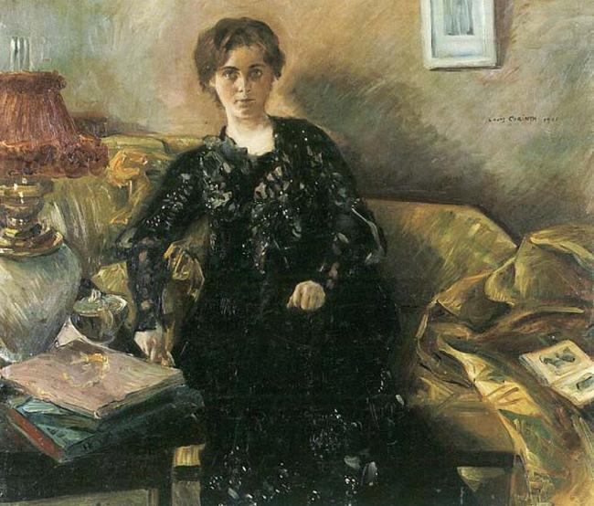 Lovis Corinth Portrat Frau Korfiz Holm